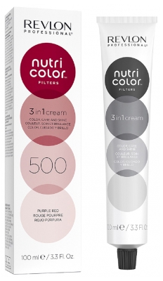 Revlon Professional Nutri Color Filters Crème Soin 3en1 Repigmentant Nutritif 100 ml - Coloration : 500 Rouge Pourpre