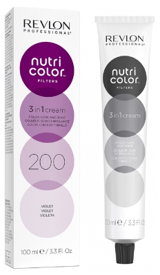 Revlon Professional Nutri Color Filters Crème Soin 3en1 Repigmentant Nutritif 100 ml - Coloration : 200 Violet