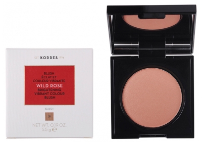 Korres Wild Rose Vibrant Colour Blush 5,5 g - Teinte : 31 : Light Bronze