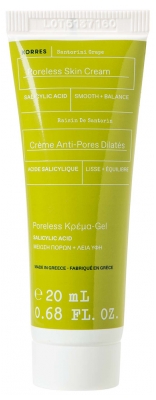 Korres Raisin de Santorin Crème Anti-Pores Dilatés Peaux Mixtes à Grasses 20 ml
