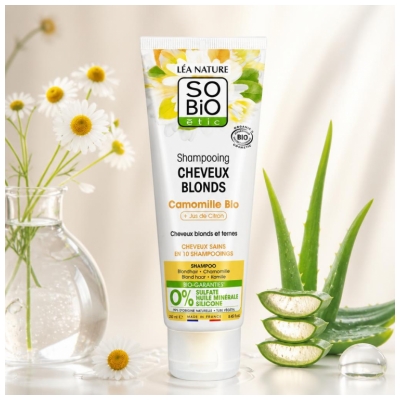 Léa Nature SO BIO étic Shampoing Cheveux Blonds Biologique 250 ML