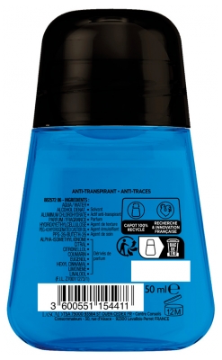 Mennen Intraçable Déodorant Anti-Transpirant 72H Roll-On 50 ml