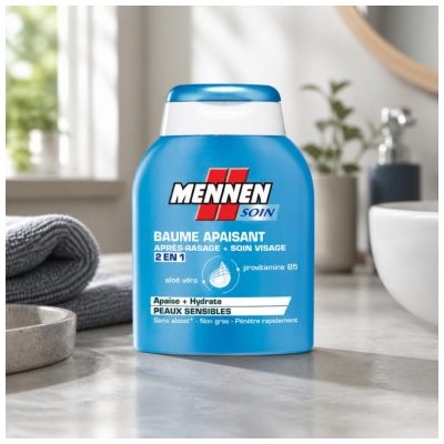 Mennen Baume Apaisant 2en1 Soin Visage + Après-Rasage 100 ml