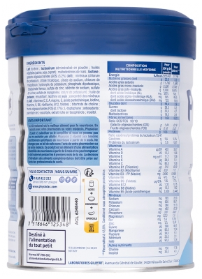 Physiolac 2Eme Âge 800 g