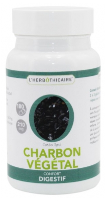 L'Herbôthicaire Poudre Charbon Végétal 180 Gélules
