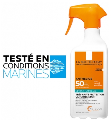 La Roche-Posay Anthelios Spray Familial Très Haute Protection Ultra Résistant Spf50+ 300 ml