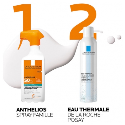 La Roche-Posay Anthelios Spray Familial Très Haute Protection Ultra Résistant Spf50+ 300 ml