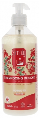 Simply Bio Shampoing Douche Fleuri Biologique 500 ml