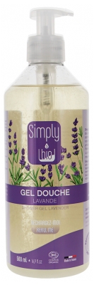 Simply Bio Gel Douche Lavande Biologique 500 ml