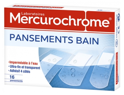 Mercurochrome Pansements Bain 16 Unités