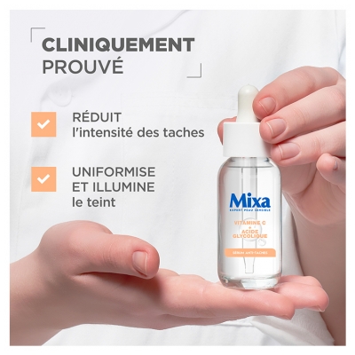 Mixa Sérum Concentré Anti Taches Vitamine C et Acide Glycolique 30 ML