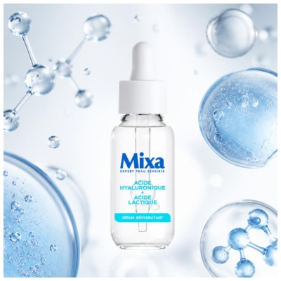 Mixa Sérum Concentré Réhydratant à Acide Hyaluronique et Acide Lactique 30 ML