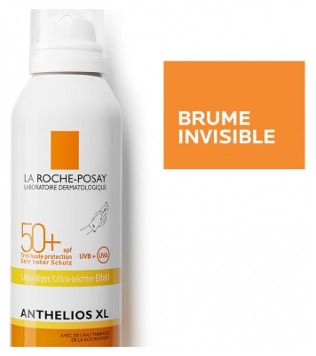 La Roche-Posay Anthelios Crème Solaire en Brume Invisible Corps Spf50+ Aérosol Avec Parfum 200 ml
