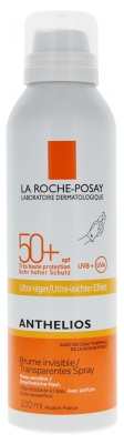 La Roche-Posay Anthelios Crème Solaire en Brume Invisible Corps Spf50+ Aérosol Avec Parfum 200 ml