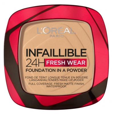 L'Oréal Paris Infaillible 24H Fond de Teint Poudre Longue Tenue 9 g - Teinte : 200 Sable Doré