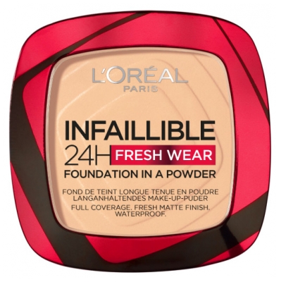 L'Oréal Paris Infaillible 24H Fond de Teint Poudre Longue Tenue 9 g - Teinte : 040 Cachemere