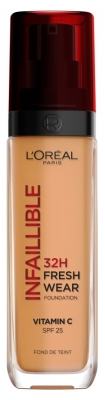 L'Oréal Paris Infaillible Fresh Wear Fond de Teint 32H 30 ml - Teinte : 310 Sous-Ton Doré