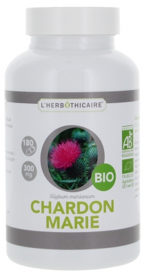 L'Herbôthicaire Poudre de Chardon Marie Bio 180 Gélules