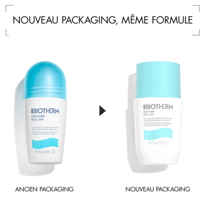 Biotherm Eau Pure Déodorant Roll-On Deo Pure 75 ml
