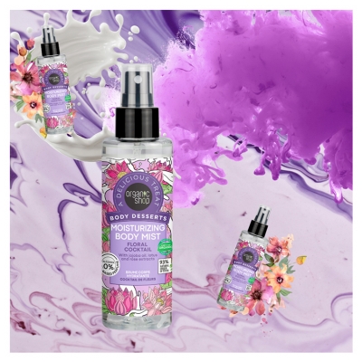 Organic Shop Body Desserts Brume Corps Hydratante Fleurs 200 ml
