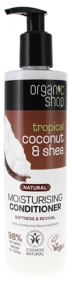 Organic Shop Après-Shampoing Hydratant Noix de Coco et Karité