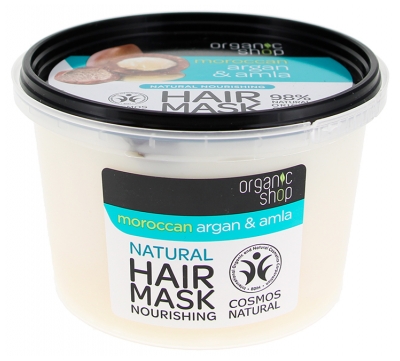 Organic Shop Masque Capillaire Nourrissant Argan & Amla 250 ml