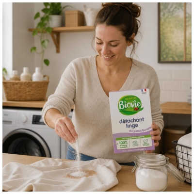Biovie Détachant Linge au Percarbonate 350 Grammes