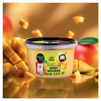 Organic Shop Body Mousse Rafraîchissante pour le Corps à la Mangue 250 ml