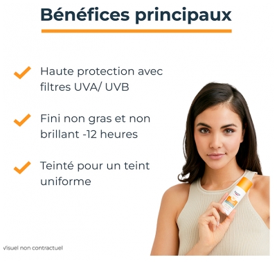 Eucerin Sun Protection Oil Control Gel Crème Teinté Médium SPF 50 + 50 ML