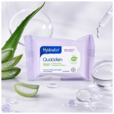 Hydralin Lingettes Étui de 10 Sachets