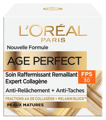 L'Oréal Paris Age Perfect Soin Raffermissant Remaillant Jour SPF30 Peaux Matures 50 ml