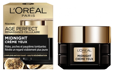 L'Oréal Paris Age Perfect Renaissance Cellulaire Midnight Crème Yeux Peaux Matures 15 ml