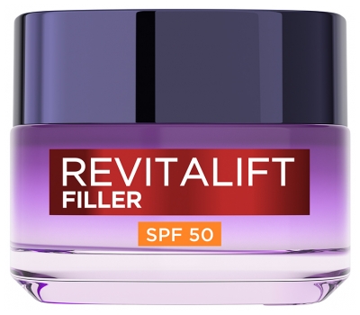 L'Oréal Paris Revitalift Filler Soin Repulpant Intense Anti-Âge SPF50 Peaux Matures 50 ml