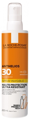 La Roche-Posay Anthelios Crème Solaire en Spray Invisible Corps Spf30 Avec Parfum 200 ml