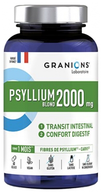 Granions Psyllium 2000 mg 60 Gélules