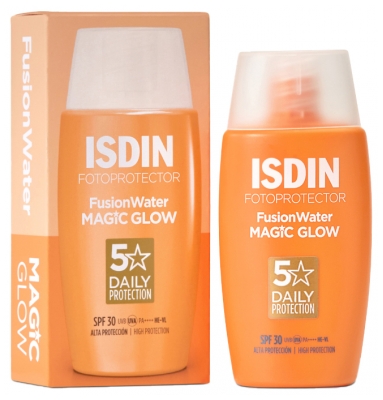 Isdin Fotoprotector Fusion Water Magic Glow Crème Solaire Effet Glow SPF 30 50 ml