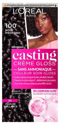 L'Oréal Paris Casting Crème Gloss Coloration 180 ml - Coloration : 100 Noir Profond