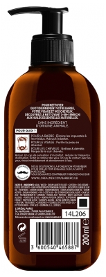 L'Oréal Paris Men Expert Barber Club Nettoyant 200 ML