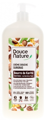 Douce Nature Crème Douche Surgras au Beurre de Karité Bio 1 Litre