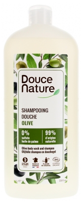 Douce Nature Shampoing Douche à l'Huile d'Olive Bio 1 Litre