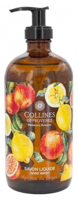 Collines de Provence Fraîcheur Végétale Savon Liquide de 470 ML - Senteur : Agrumes du Verger