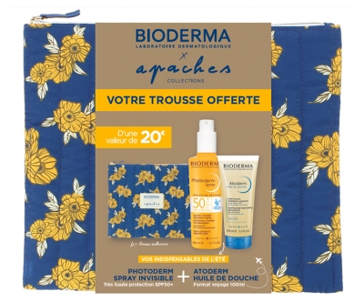 Bioderma Photoderm Spray SPF50+ 200 ml + Atoderm Huile de Douche 100 ml + Trousse Offerte