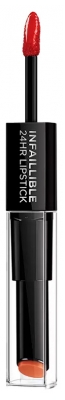 L'Oréal Paris Infaillible Rouge à Lèvres 24 H Duo 5,6 ml - Teinte : 506 Red Infaillible