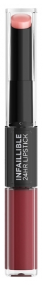 L'Oréal Paris Infaillible Rouge à Lèvres 24 H Duo 5,6 ml - Teinte : 502 Red to Stay