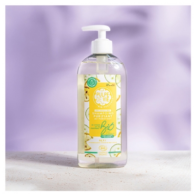 Pulpe de Vie Shampoing Citron et Concombre Purifiant Bio 400 ml