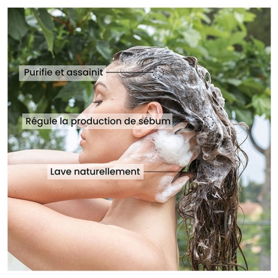 Pulpe de Vie Shampoing Citron et Concombre Purifiant Bio 400 ml