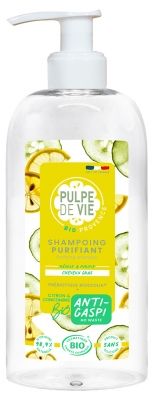 Pulpe de Vie Shampoing Citron et Concombre Purifiant Bio 400 ml