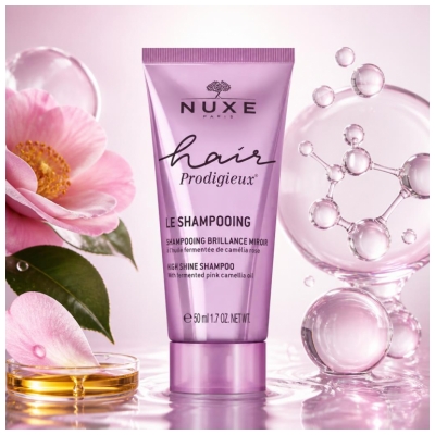 Nuxe Hair Prodigieux Le Shampooing Brillance Miroir Cheveux Sublimés 50 ml