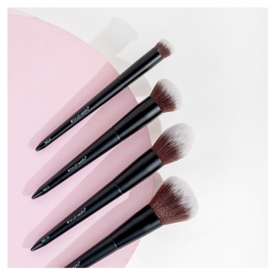 Brushworks Set de Pinceaux Teint Buffing et Estompage