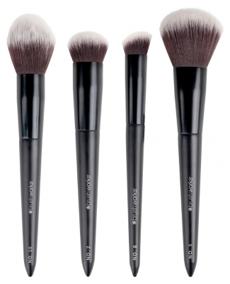Brushworks Set de Pinceaux Teint Buffing et Estompage